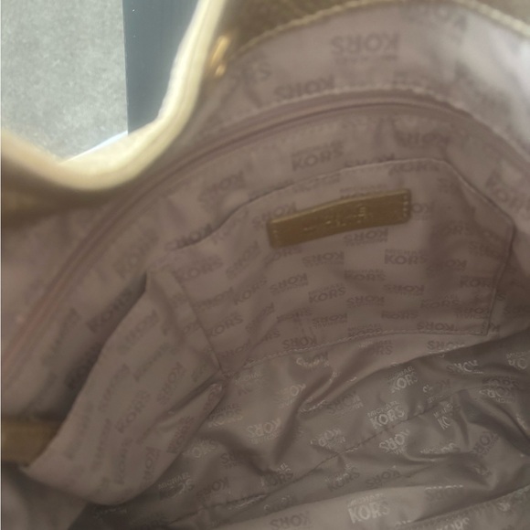 Michael Kors Metallic Gold Hobo Bag - Picture 12 of 12